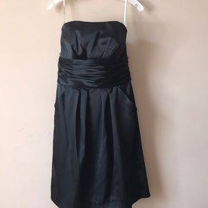 Strapless Charmeuse Dress